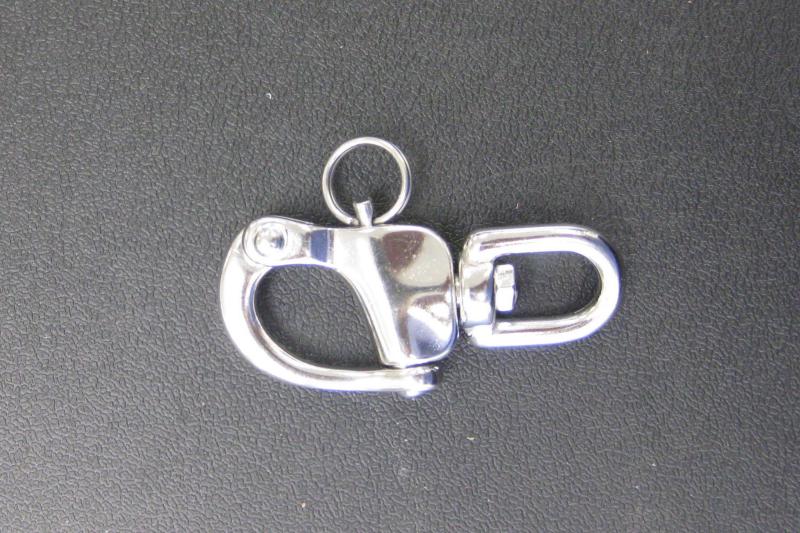 Small Stainless Steel Swivel Shackle - Click Image to Close